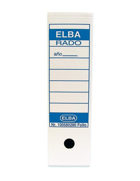 CAJA ARCH. DEFINITIVO ELBA Fº BL 100MM 100580280 50 Piezas